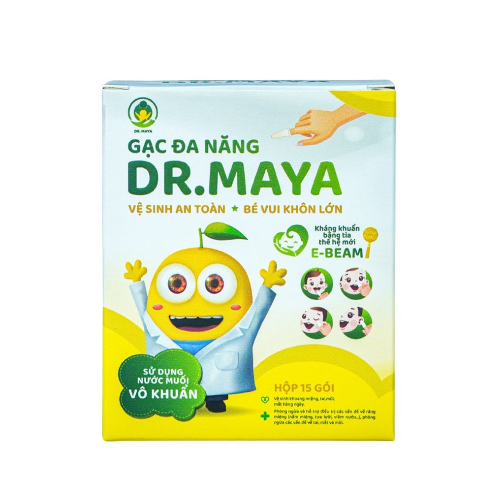 Oral cleaning wipes | Gạc đa năng Dr.MAYA