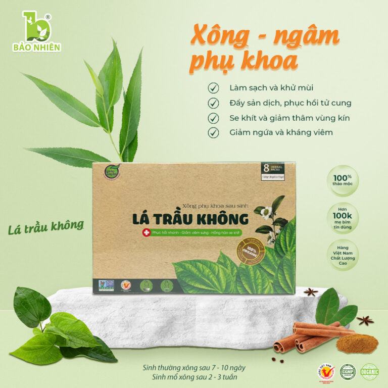 Lá Trầu Không Xông Thảo Dược