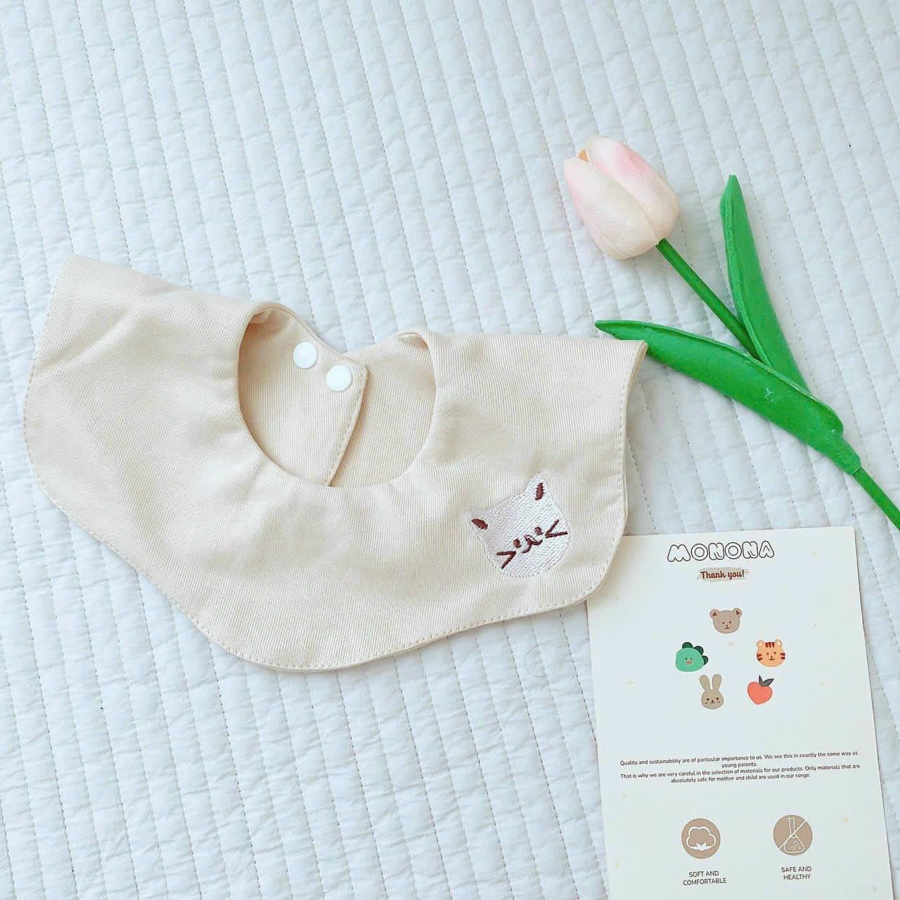 Yếm Hoa Gấu | Baby Bib