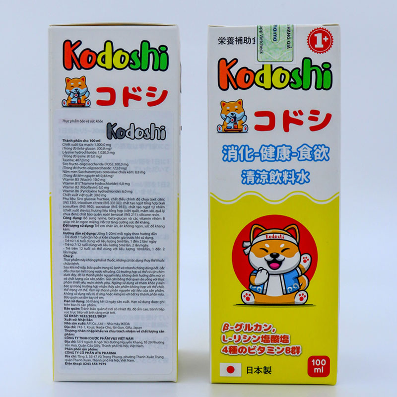 Kodoshi Appetite Supplement | Siro ăn ngon, tăng đề kháng.