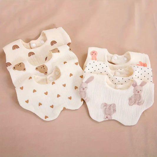 Muslin Petal Feeding Bib - Yếm Hoa