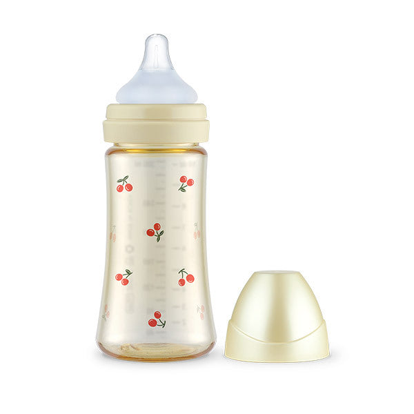 Grosmimi Feeding Bottle PPSU | Cherrish Gold