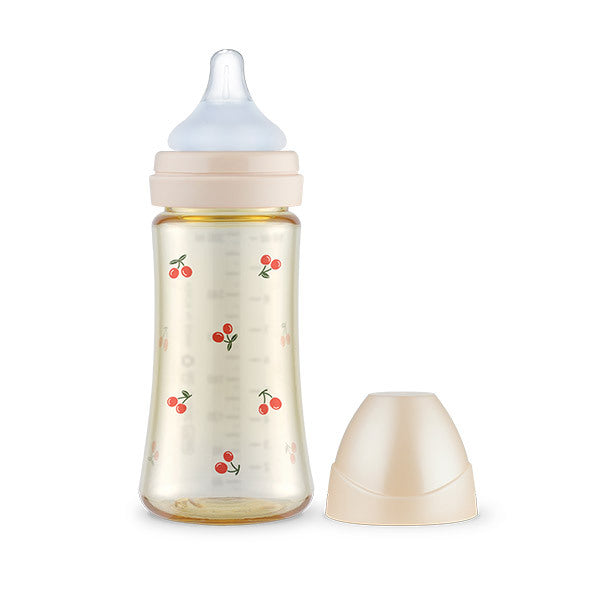 Grosmimi Feeding Bottle PPSU | Cherrish Gold