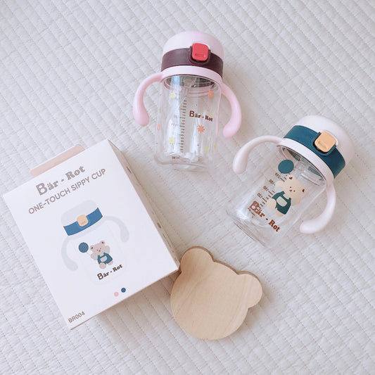 Bình Ống Hút Nắp Bật | One-Touch Sippy Cup