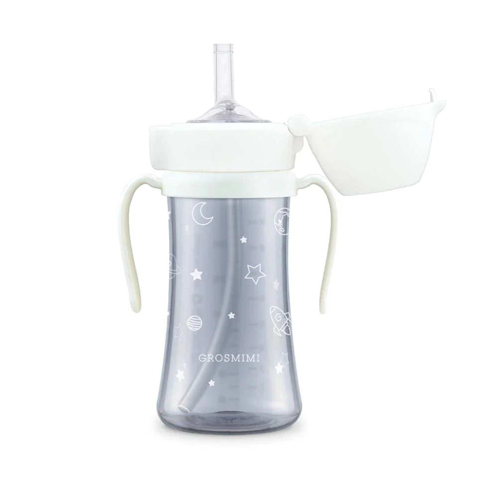 Grosmimi PPSU Straw Cup | 300ml (White Space)