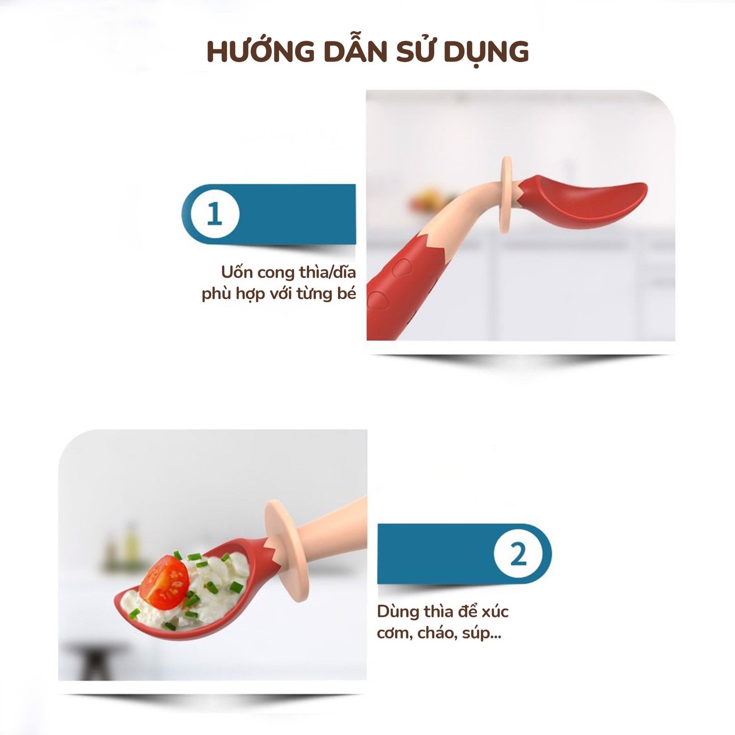 Cutlery Set | Thìa dĩa ăn dặm TOBE